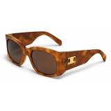 Céline - Triomphe 03 Sunglasses in Acetate - Shiny Blonde Havana - Sunglasses - Céline Eyewear