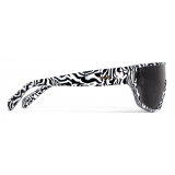 Céline - Black Frame 32 Sunglasses in Acetate - Zebra - Sunglasses - Céline Eyewear