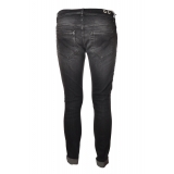 Dondup - Five Pocket Jeans George Model - Grey - Trousers - Luxury Exclusive Collection