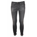 Dondup - Five Pocket Jeans George Model - Grey - Trousers - Luxury Exclusive Collection