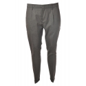 Dondup - Trousers Gaubert Pinces Model - Grey - Trousers - Luxury Exclusive Collection