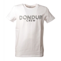 Dondup - T-shirt with Logo - White - T-shirt - Luxury Exclusive Collection