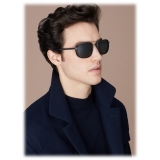 Bulgari - Bvlgari Bvlgari Man - Rectangular Sunglasses - Silver - Bvlgari Man Collection - Sunglasses - Bulgari Eyewear