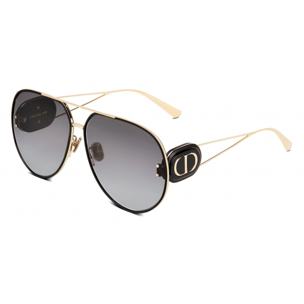 Dior - Sunglasses - DiorBobby A1U - Gold Black - Dior Eyewear