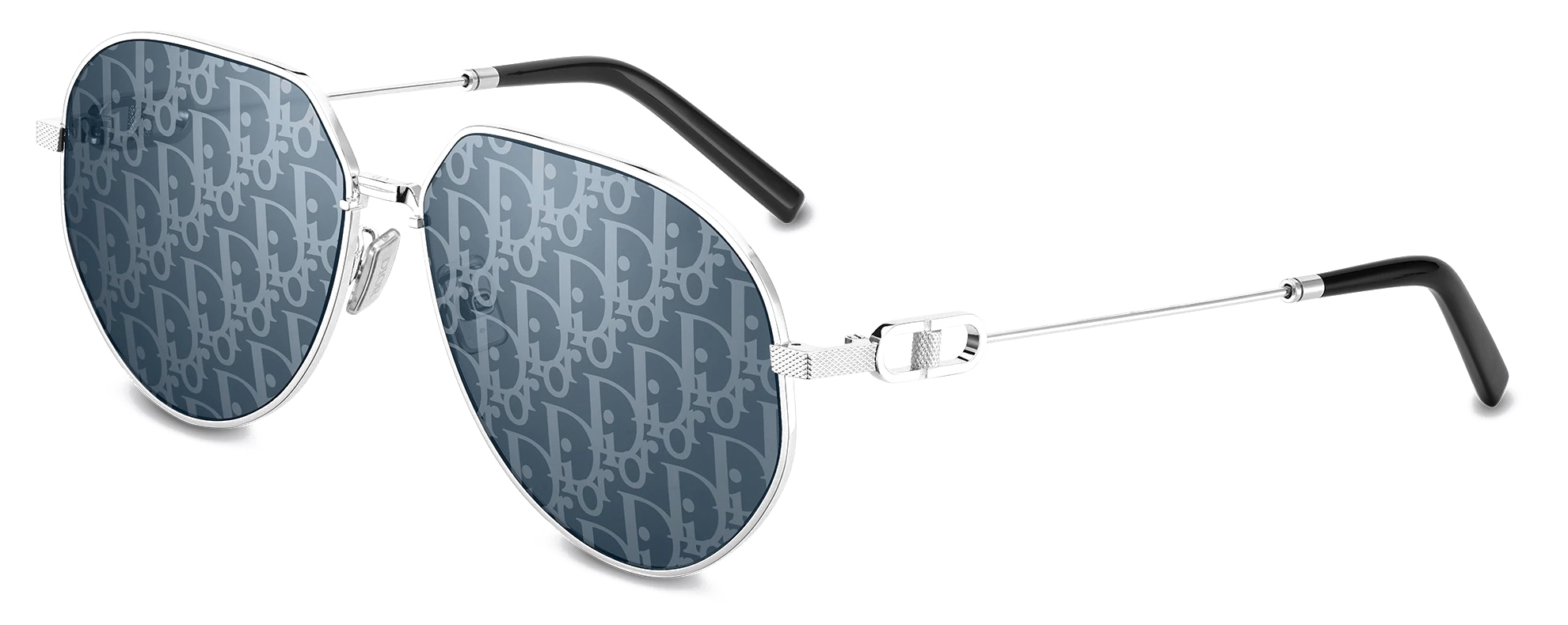 Dior - Sunglasses - CD Link A1U - Silver Blue - Dior Eyewear 