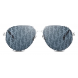 Dior - Occhiali da Sole - CD Link A1U - Argento Blu - Dior Eyewear