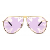 Dolce & Gabbana - Khaled Khaled Sunglasses - Gold Purple - Dolce & Gabbana Eyewear