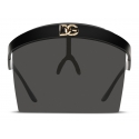 Dolce & Gabbana - Geometric Transparency Sunglasses - Black Grey - Dolce & Gabbana Eyewear