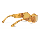 Dolce & Gabbana - Modern Print Graffiti Sunglasses - Honey Black - Dolce & Gabbana Eyewear