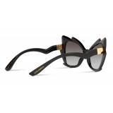 Dolce & Gabbana - Gattopardo Sunglasses - Black - Dolce & Gabbana Eyewear