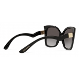 Dolce & Gabbana - Gattopardo Sunglasses - Black - Dolce & Gabbana Eyewear