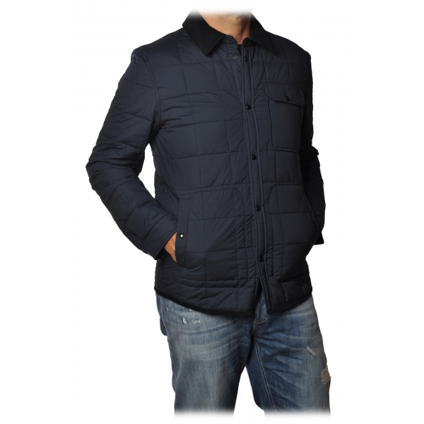 Woolrich - Giacca a Camicia Trapuntata a Quadro - Blu - Giacca - Luxury Exclusive Collection