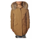 Woolrich - Parka With Detachable Fur - Beige - Jacket - Luxury Exclusive Collection