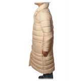 Woolrich - Long Quilted Down Jacket - Ivory - Jacket - Luxury Exclusive Collection