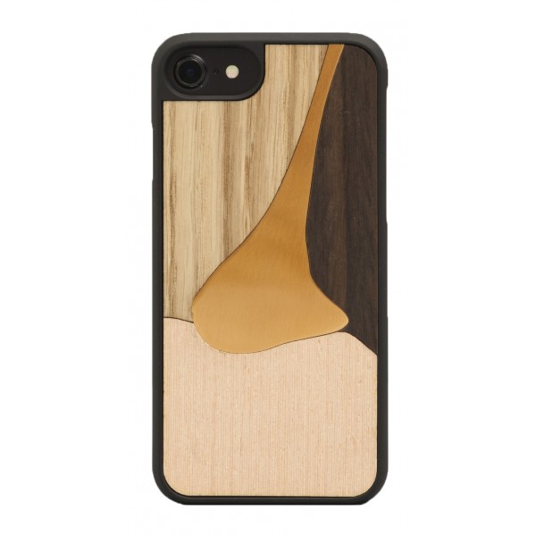 Wood'd - Bronzo Rosa Cover - iPhone 8 Plus / 7 Plus - Cover in Legno - Bronze Classics