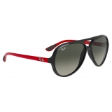Ferrari - Ray-Ban - RB4125M F64471 57-14 - Official Original Scuderia Ferrari New Collection - Sunglasses – Eyewear