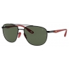 Ferrari - Ray-Ban - RB3659M F02871 57-17 - Official Original Scuderia Ferrari New Collection - Sunglasses – Eyewear