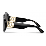 Dolce & Gabbana - Occhiale da Sole DG Crossed - Nero - Dolce & Gabbana Eyewear