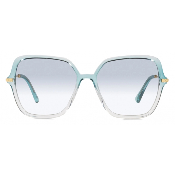 Dolce & Gabbana - Slim Combine Sunglasses - Blue Gold - Dolce & Gabbana Eyewear