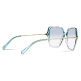 Dolce & Gabbana - Slim Combine Sunglasses - Blue Gold - Dolce & Gabbana Eyewear