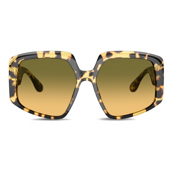 Dolce & Gabbana - DG Crossed Sunglasses - Havana - Dolce & Gabbana Eyewear