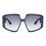 Dolce & Gabbana - DG Crossed Sunglasses - Blue - Dolce & Gabbana Eyewear