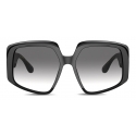 Dolce & Gabbana - DG Crossed Sunglasses - Black - Dolce & Gabbana Eyewear