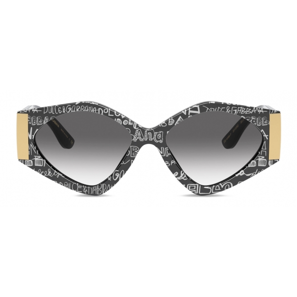 Dolce & Gabbana - Occhiale da Sole Modern Print Graffiti - Nero Bianco - Dolce & Gabbana Eyewear