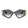 Dolce & Gabbana - Modern Print Graffiti Sunglasses - Black White - Dolce & Gabbana Eyewear