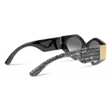 Dolce & Gabbana - Modern Print Graffiti Sunglasses - Black White - Dolce & Gabbana Eyewear