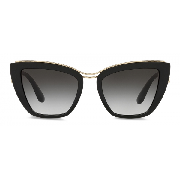 Dolce & Gabbana - DG Amore Sunglasses - Black - Dolce & Gabbana Eyewear