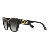 Dolce & Gabbana - DG Amore Sunglasses - Black - Dolce & Gabbana Eyewear