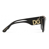 Dolce & Gabbana - DG Amore Sunglasses - Black - Dolce & Gabbana Eyewear