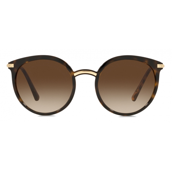 Dolce & Gabbana - Occhiale da Sole Slim Combine - Avana Oro - Dolce & Gabbana Eyewear