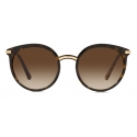 Dolce & Gabbana - Occhiale da Sole Slim Combine - Avana Oro - Dolce & Gabbana Eyewear