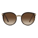 Dolce & Gabbana - Slim Combine Sunglasses - Havana Gold - Dolce & Gabbana Eyewear