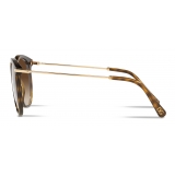 Dolce & Gabbana - Occhiale da Sole Slim Combine - Avana Oro - Dolce & Gabbana Eyewear