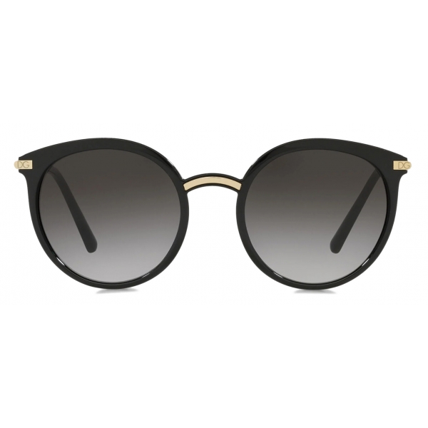 Dolce & Gabbana - Occhiale da Sole Slim Combine - Nero Oro - Dolce & Gabbana Eyewear