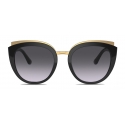 Dolce & Gabbana - Occhiale da Sole Print Family - Nero - Dolce & Gabbana Eyewear