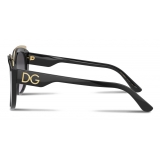 Dolce & Gabbana - Occhiale da Sole Print Family - Nero - Dolce & Gabbana Eyewear