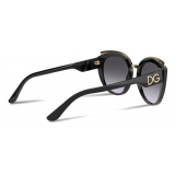 Dolce & Gabbana - Occhiale da Sole Print Family - Nero - Dolce & Gabbana Eyewear