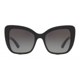 Dolce & Gabbana - Occhiale da Sole Half Print - Nero - Dolce & Gabbana Eyewear