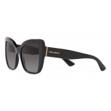 Dolce & Gabbana - Occhiale da Sole Half Print - Nero - Dolce & Gabbana Eyewear