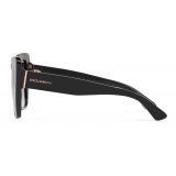 Dolce & Gabbana - Occhiale da Sole Half Print - Nero - Dolce & Gabbana Eyewear