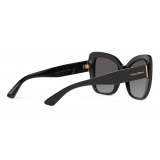 Dolce & Gabbana - Occhiale da Sole Half Print - Nero - Dolce & Gabbana Eyewear