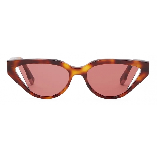 Fendi - Fendi Way - Cat-Eye Sunglasses - Havana Pink - Sunglasses - Fendi Eyewear