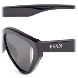 Fendi - Fendi Way - Occhiali da Sole Cat-Eye - Nero - Occhiali da Sole - Fendi Eyewear