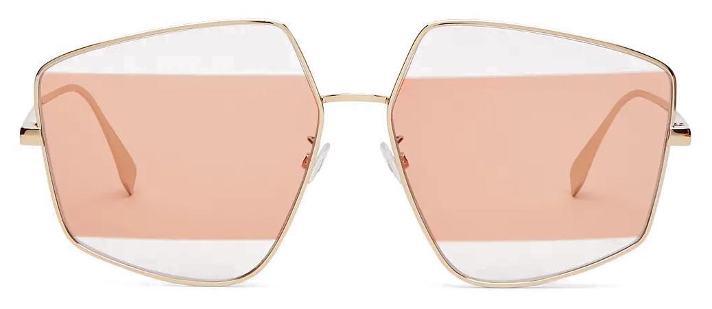 Fendi cheap pentagon sunglasses