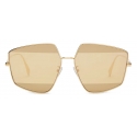 Fendi - Fendi Stripes - Pentagon Sunglasses - Gold Brown - Sunglasses - Fendi Eyewear