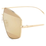 Fendi - Fendi Stripes - Pentagon Sunglasses - Gold Brown - Sunglasses - Fendi Eyewear